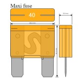 MAXI pojistka 40A ACV 30.3930-40