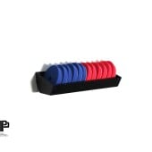 Držák leštících kotoučů Poka Premium Shelf for storing polishing pads - from 83mm to 165mm (40cm) LITE