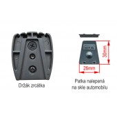 HD DVR kamera se záznamem a monitorem 4,3" ve zpětném zrcátku HV-043LA