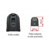 HD DVR kamera se záznamem a monitorem 4,3" ve zpětném zrcátku s funkcí automatického zatmavení HV-043LAD