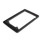 Redukce pro montáž 9" autorádia do 10" rámečku, lesklá černá