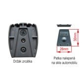 Monitor v zrcátku AK-043LA Fiat