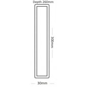 Bassreflexová dvojitá ozvučnice Basser B1035SX2 Black