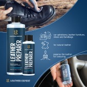 Odstraňovač povrchových úprav na kůži Leather Expert - Leather Preparer (250 ml)