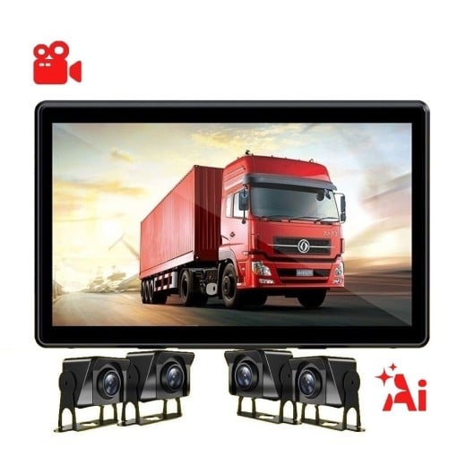 Záznamové zařízení Steelmate C40 - CCTV sada, Ai BSD, 4x AHD 720p, 10" monitor
