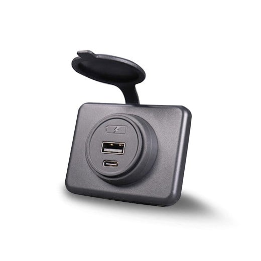Nabíječka USB-A & USB-C vestavná, 5V, 4.2A MY1288