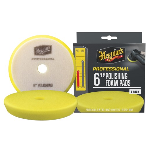 Pěnové lešticí kotouče Meguiar's Professional Polishing Foam Pad 6" (2 Pack)