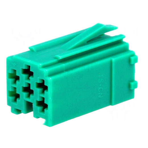 Zelený Mini ISO konektor 4carmedia 331441-2