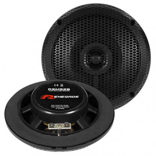 Venkovní ploché reproduktory Renegade RSM52 Black