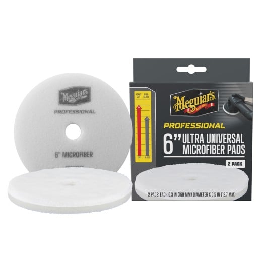 Mikrovláknové kotouče Meguiar's Professional Microfiber Pad 6" (2 Pack)