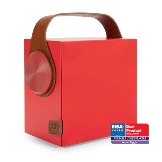 Přenosný reproduktor Morel Biggie Ruby Red