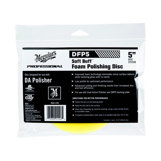 Lešticí kotouč Meguiar's Soft Buff Foam Polishing Disc 5"