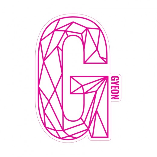 Samolepka Gyeon G Sticker Pink (200 mm x 131,3 mm)