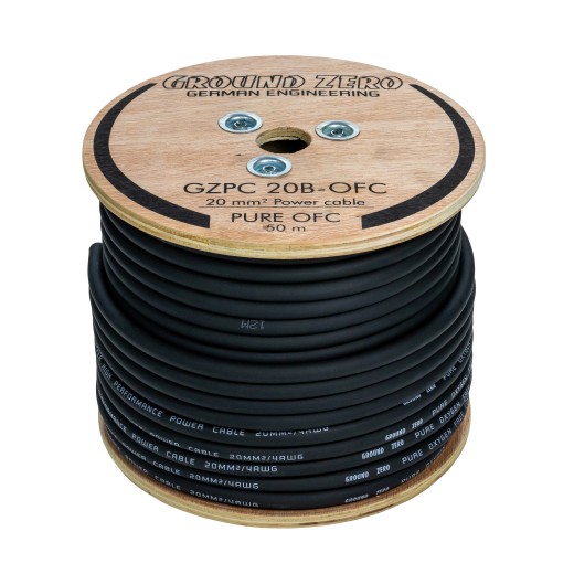 Napájecí kabel Ground Zero GZPC 20B-OFC