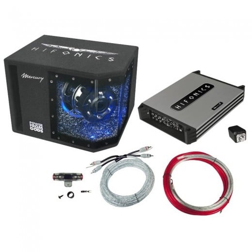 Akční set subwooferu a zesilovače Hifonics MBP 1000.4